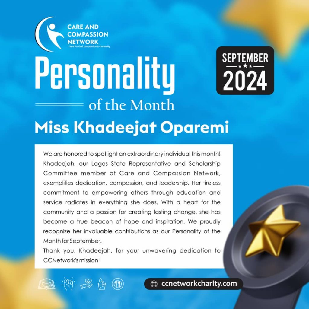 Miss Khadeejat Oparemi