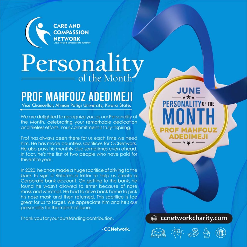 Prof. Mahfouz Adedimeji